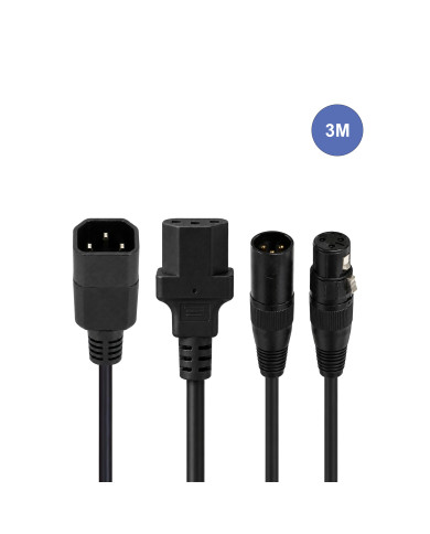 Câble 3m - SHUCKO Mâle - SHUCKO Femelle