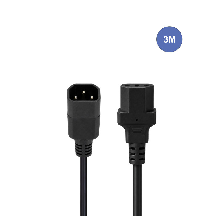 Câble d'Alimentation 3m - SHUCKO Mâle - SHUCKO Femelle