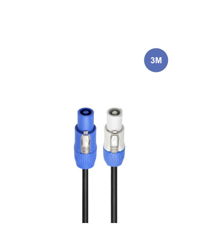 Câble 3m - POWERCON Mâle - POWERCON Femelle