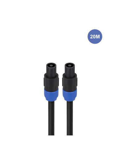 Câble 20m - SPEAKON Mâle - SPEAKON Mâle