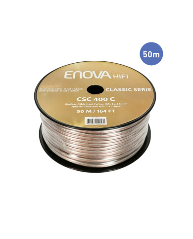 Rouleau Câble HP HIFI 2 x 4.0mm² - 50m