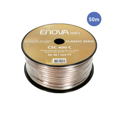 Rouleau Câble HP HIFI 2 x 4.0mm² - 50m