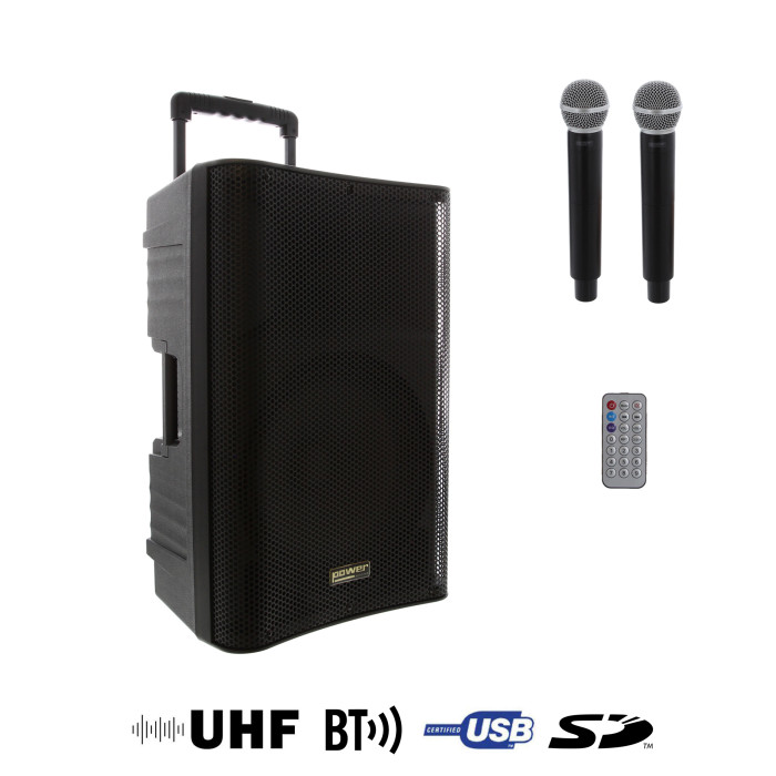 Sono Portable MP3 + 2 Micros Main UHF