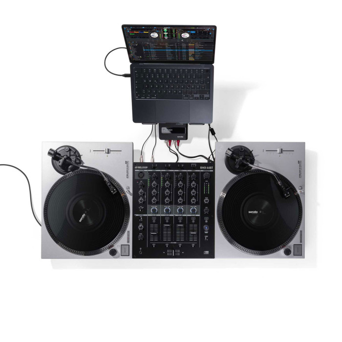 Platine Vinyle Entrainement Direct - Finition Silver