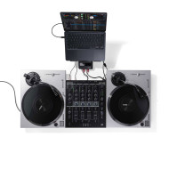 Platine Vinyle Entrainement Direct - Finition Silver