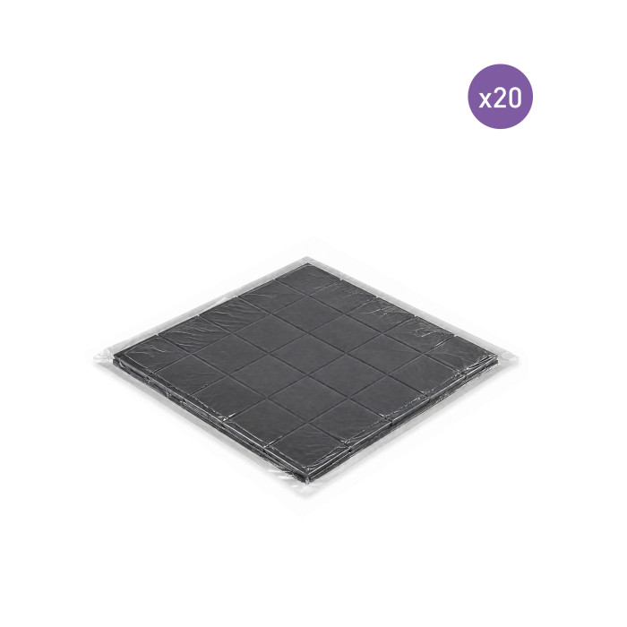 Mousse Acoustique Compressée Avec Adhesif - Pack 20 Pièces