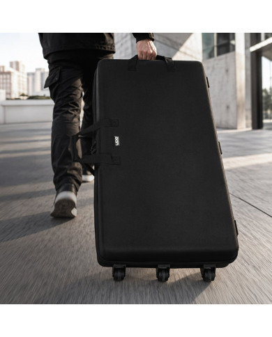 Hardcase Noir Pour Alphatheta XDJ-AZ (avec roulettes)