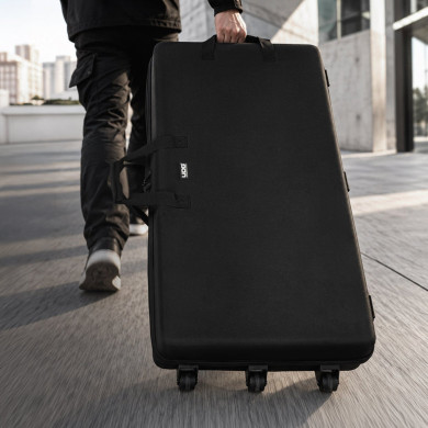 Hardcase Noir Pour Alphatheta XDJ-AZ (avec roulettes)