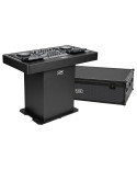 Podium DJ + Flight Case - Finition Noir