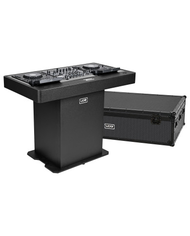 Podium DJ + Flight Case - Finition Noir