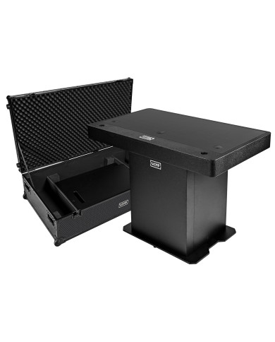 Podium DJ + Flight Case - Finition Noir
