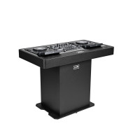 Podium DJ + Flight Case - Finition Noir