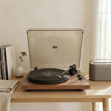Platine vinyle hifi USB/Bluetooth - Finition Bois Mat