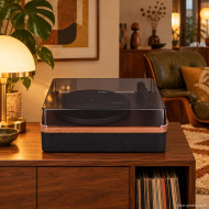 Platine Vinyle Vintage - Enceintes Intégrées + Capot
