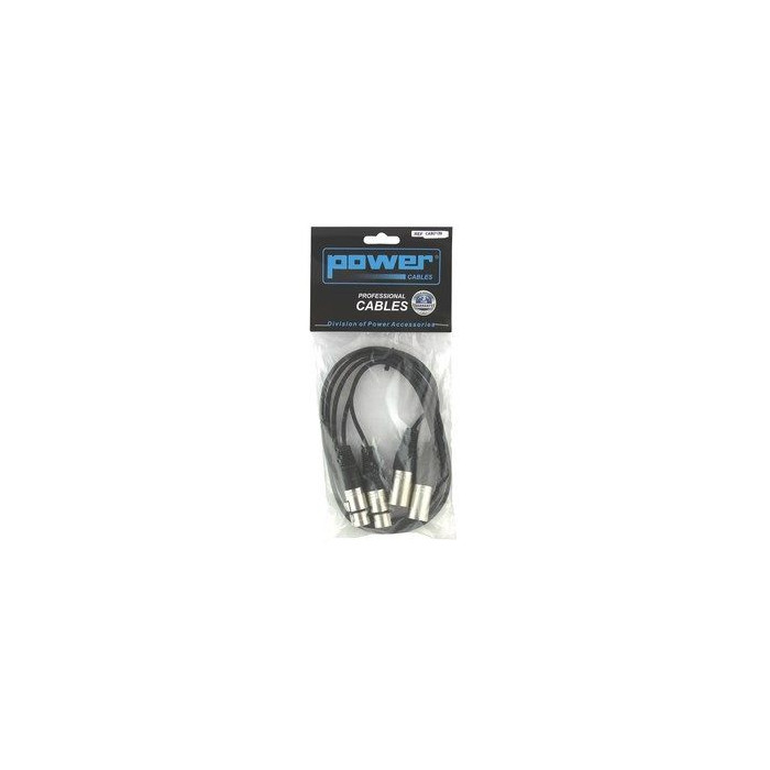 Câble 1,5m - XLR 3 PIN Mâle - XLR 3 PIN Femelle