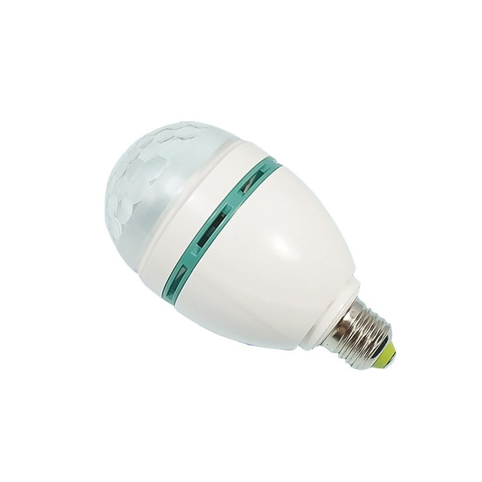 Ampoule E27 Demi Sphère 3x1W RGB