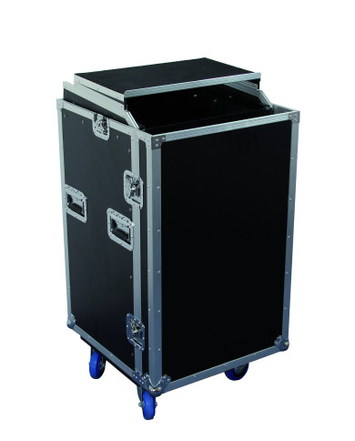 Flight Case 16U + Plan Incliné + Plateau