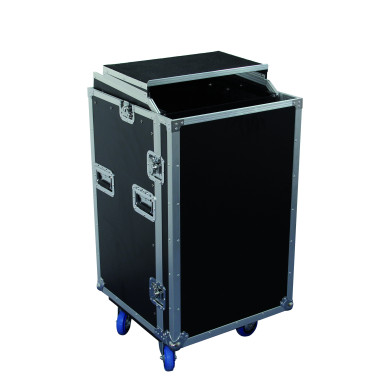 Flight Case 16U + Plan Incliné + Plateau