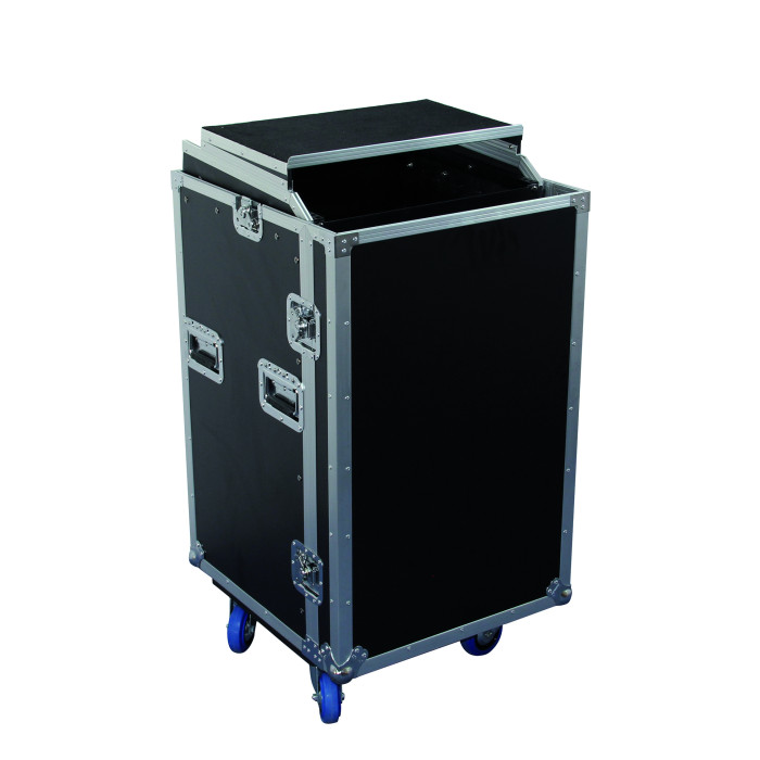Flight Case 16U + Plan Incliné + Plateau