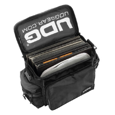 Sac slingbag à zip noir