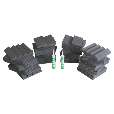 Pack 18 FOAM 30 + 18 FOAM 40 + 2 colles