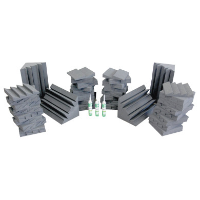 Pack 32 FOAM 30 + 32 FOAM 40 + 4 FOAM BASS 60 + 3 colles
