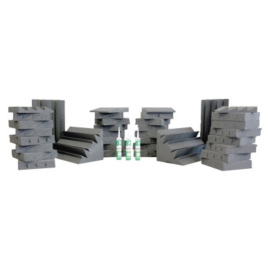 Pack 32 FOAM 30 + 32 FOAM 40 + 4 FOAM BASS 60 + 3 colles