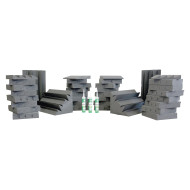 Pack 32 FOAM 30 + 32 FOAM 40 + 4 FOAM BASS 60 + 3 colles