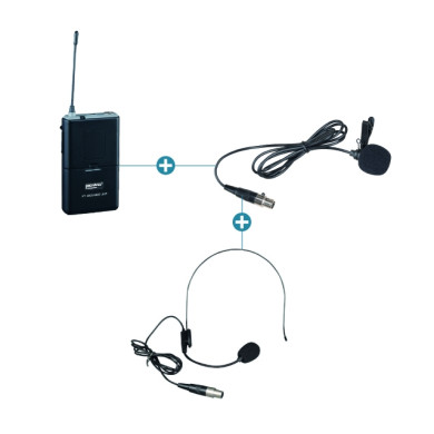 Option Body Pack pour WM 3700-4700 MH UHF