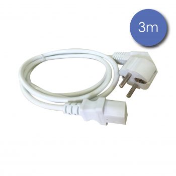 Câble 3m - SHUCKO Femelle - Prise électrique