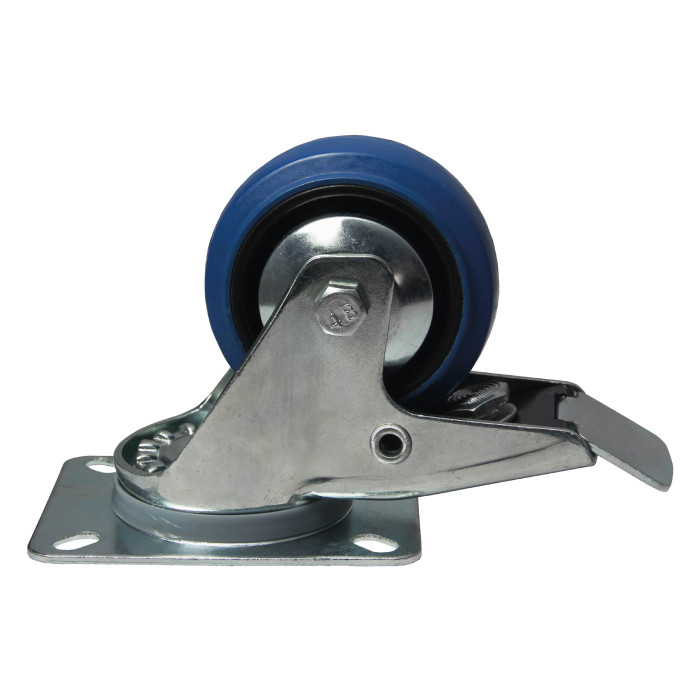 Roue flight case 3.5 pouces avec frein