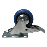 Roue flight case 3.5 pouces avec frein
