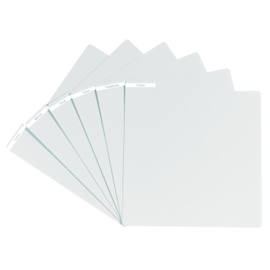 Intercalaire pour vinyles finition blanche