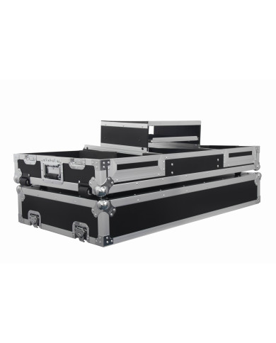 Flight case pour Pioneer CDJ 900 / 2000 NEXUS + MIX 13 + PLATEAU
