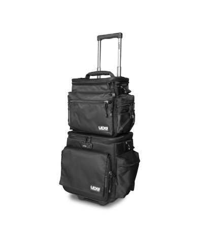 UDG Ultimate SlingBag Trolley Set DeLuxe Black, Orange inside MK2 (Without CD wallet 24)