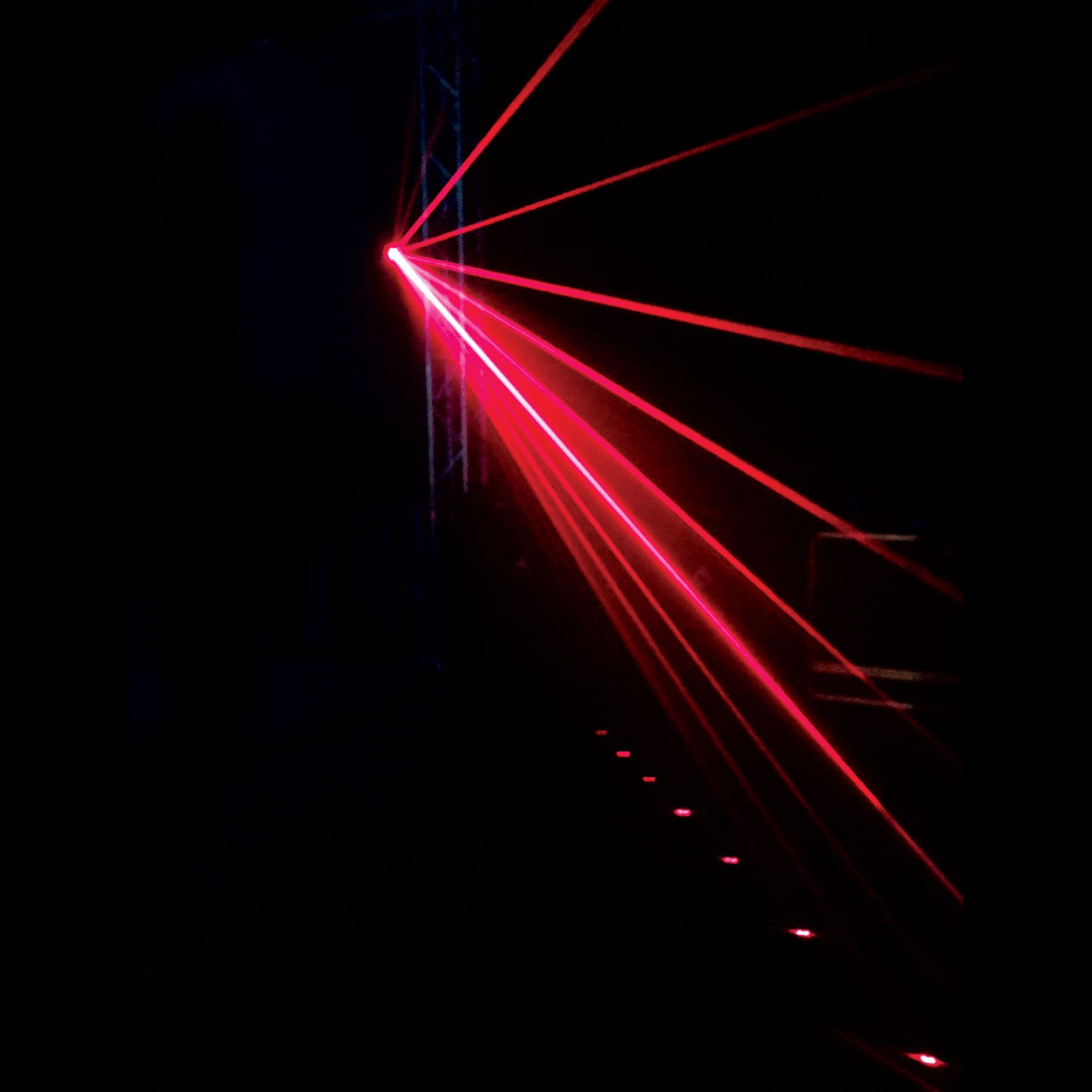 POWER LIGHTING METEOR VII Jeux de lumiere 3-en-1 : Beam Moonflower, Strobe,  Laser multipoints Rouge et Vert
