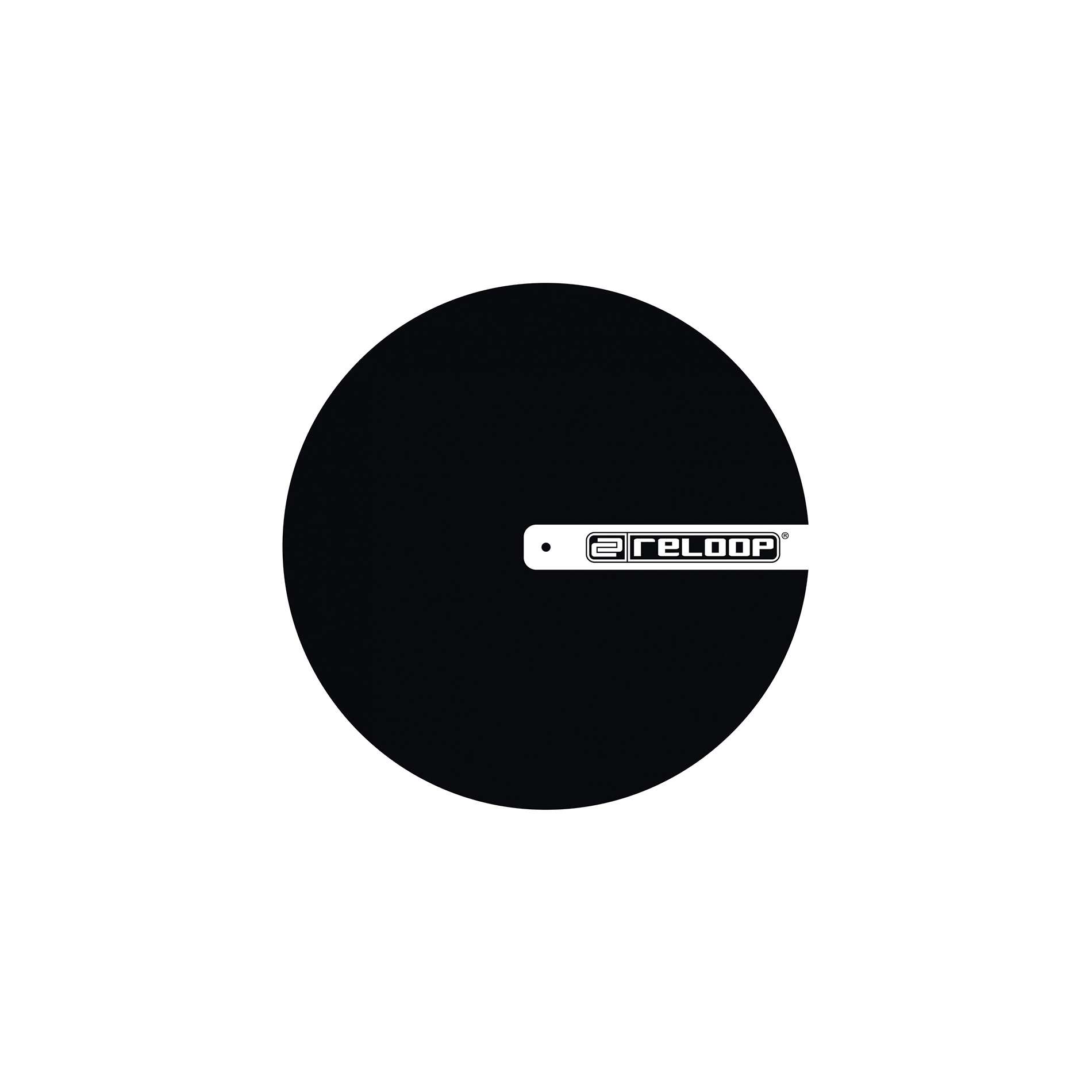 SLIPMAT LOGO - Feutrine pour Platine Vinyle Noir