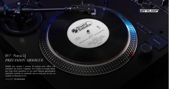 Reloop RP-7 : la nouvelle platine vinyle pensée pour vos 45 tours